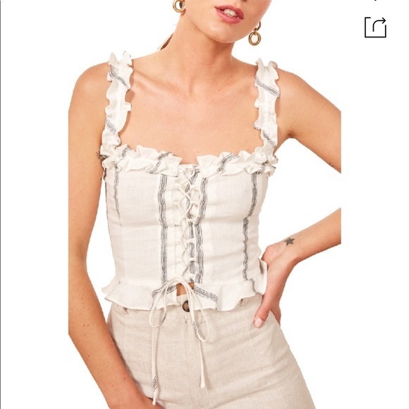 Reformation Tops - Reformation Bayley Top Sz 2